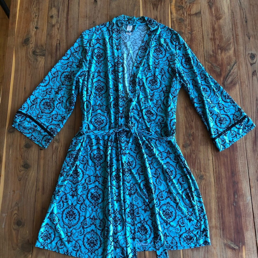 New Directions Blue & Black Robe